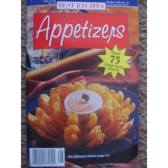 Best Recipes: Appetizers (Cookbook Paperback)