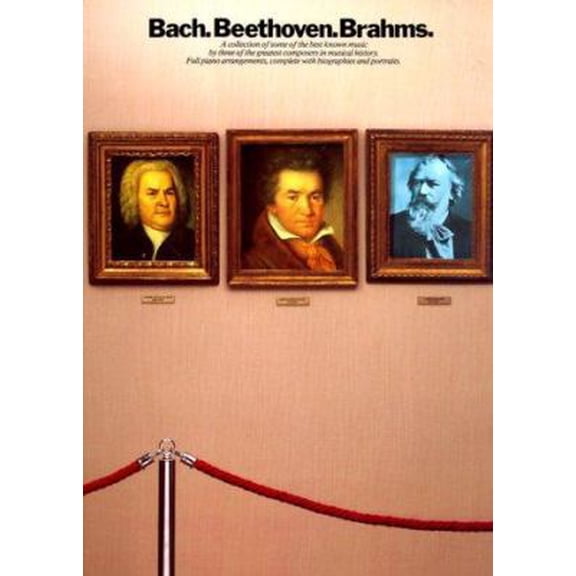 Pre-Owned Bach, Beethoven and Brahams for Piano (Paperback) 0825620090 9780825620096