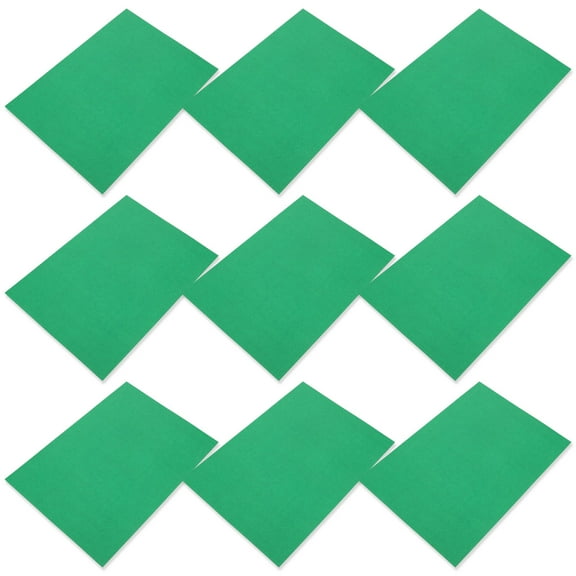 Toyvian 10Pcs Green Cardstock Paper A4 Smooth Durable Card Stock for Scrapbooking and Card Making