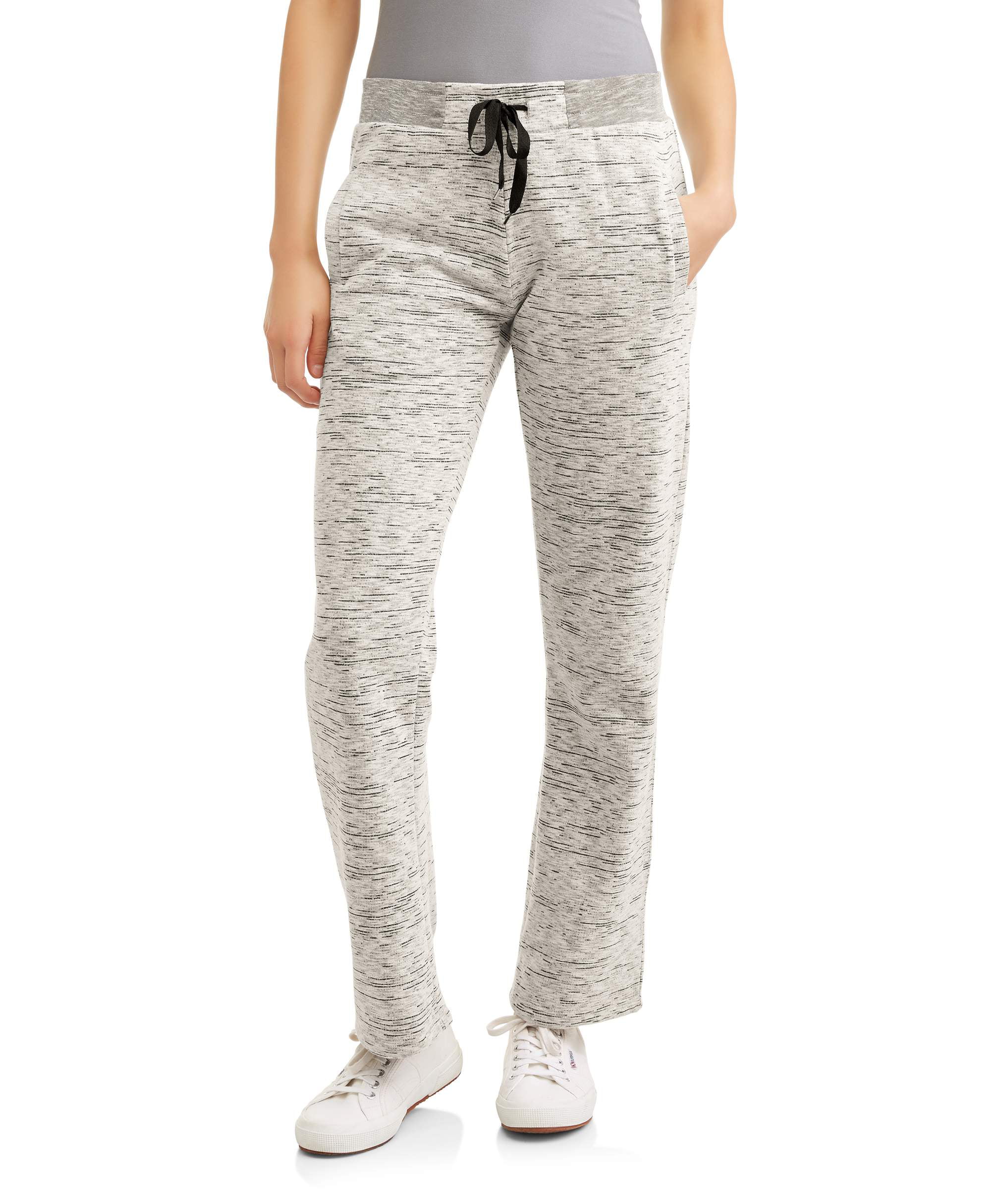Thrill Women's Athleisure Cozy Fleece Relaxed Fit Pant - Walmart.com
