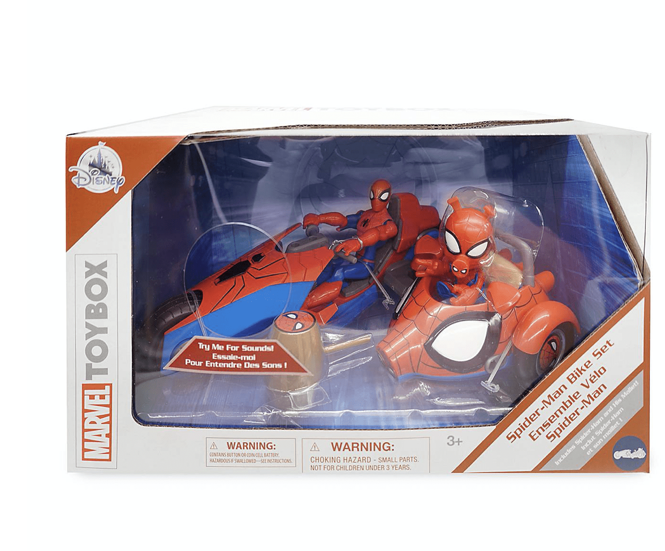 Spider Man Homecoming Spider Racer Car Vehicle Action Figure Set Box Xmas Gift 