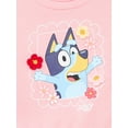 thumbnail image 2 of Bluey Toddler Girls Fleece Novelty Crew Sweater, Sizes 2T-5T, 2 of 3