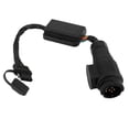 thumbnail image 4 of Conector de remolque Adaptador de cableado de circuito de luz trasera de 13 pines europeo a 4 pines americano Plug and Play, 4 of 19
