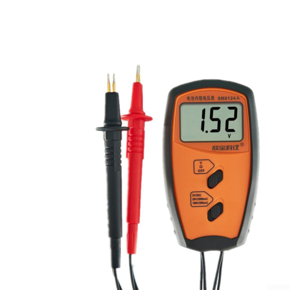 Portable SM8124A Battery Internal Resistance Voltmeter Resistance Tester 