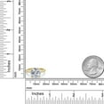 thumbnail image 5 of Gem Stone King 5.16 Cttw IGI Certified Lab Grown Diamond in 14K Yellow Gold Engagement Ring for Women | Round Center Diamond 5.00 Ct | E-F Color | VS1-VS2 Clarity | Size 9, 5 of 6