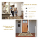 thumbnail image 5 of Tapete Entrada De Puerta Alfombra Bienvenida Figuras Lab.G, Cafes, 5 of 5