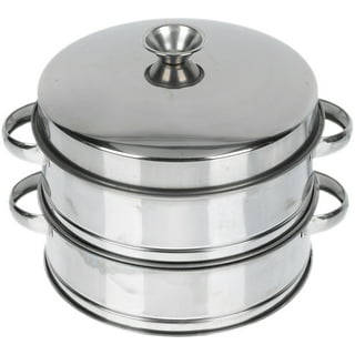 Concord 30 CM Stainless Steel 3 Tier Steamer Pot Steaming Cookware - Triply  Bottom 