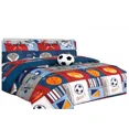 thumbnail image 2 of Soccer Parchwork #2 Twin Bedding Set 6-Piece Plush Toy, Comforter & Sheets, 2 of 2