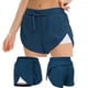 thumbnail image 3 of Gibobby Pantalones De Casuales Para Mujer Alineación informal Secado rápido Transpirable Color sólido Mujeres Work Out Yoga Bottoms Shorts(Gris, 12/XXL), 3 of 5