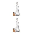 thumbnail image 1 of Guantes largos de satén Jumpingount para mujer Dedo completo Color Blanco 2Conjunto, 1 of 6