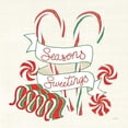 thumbnail image 2 of DeNeige, Elyse 26x26 White Modern Wood Framed Museum Art Print Titled - Seasons Sweetings I v2, 2 of 4