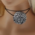 thumbnail image 2 of Unique Bargains Rose Choker Necklace 1Pc for Any Occasion White, Black, 2 of 6