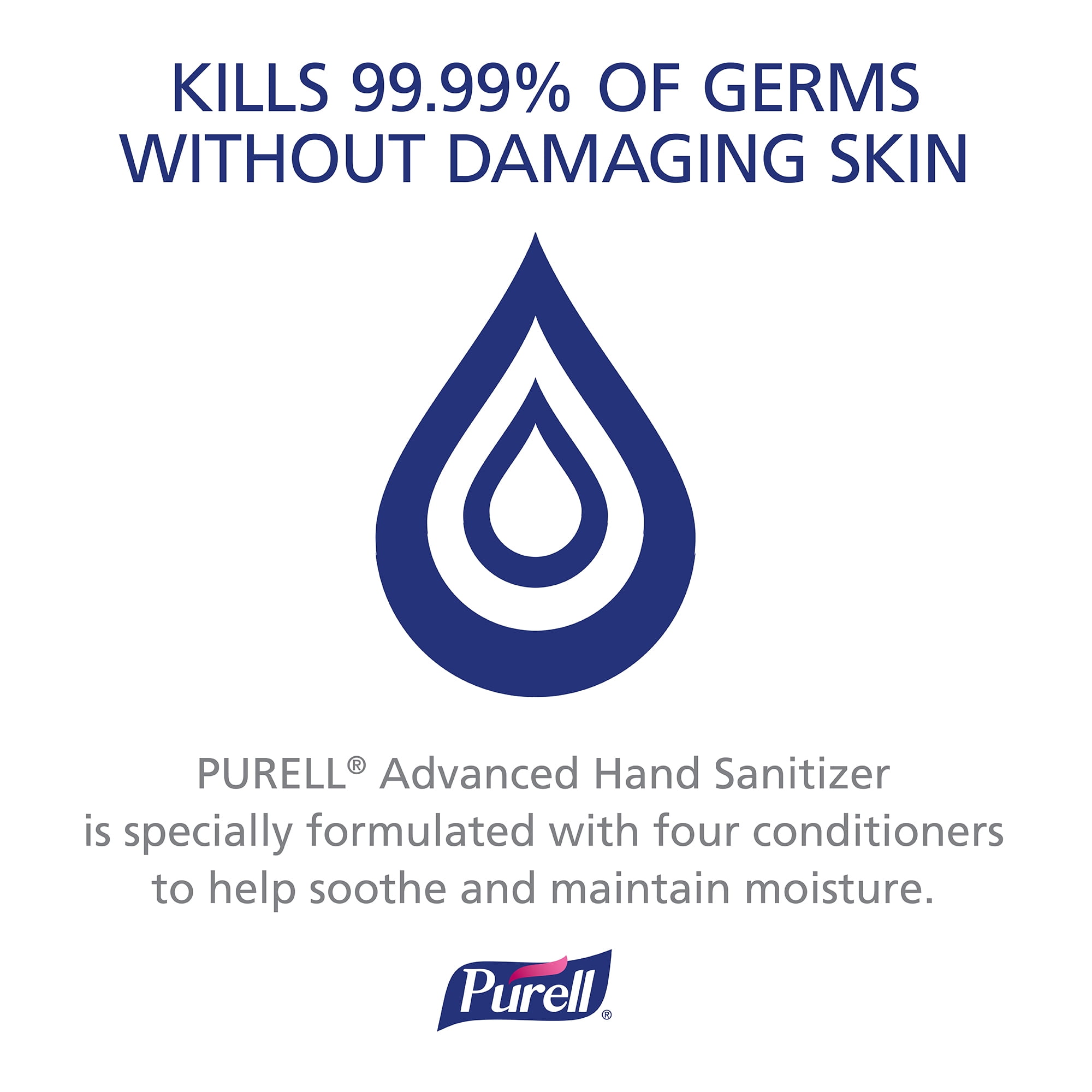 PURELL Advanced Hand Sanitizer Refreshing Gel, Clean Scent 12 fl oz Pump Bottle