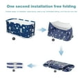 thumbnail image 4 of PUEDO 47in Large Portable Folding Bathtub, Hot & Cold Soaking Bath tub, Starry Blue, 4 of 8