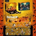 thumbnail image 4 of Halloween Advent Calendar 2025 for Adult Teens, 31 Days Halloween Countdown Adent Calendar for Kids, 6 in 1 Haunted House, Ghosts, Bats & Pumpkins Building Block Gifts for Kids Goodie Bag Stuffers, 4 of 7