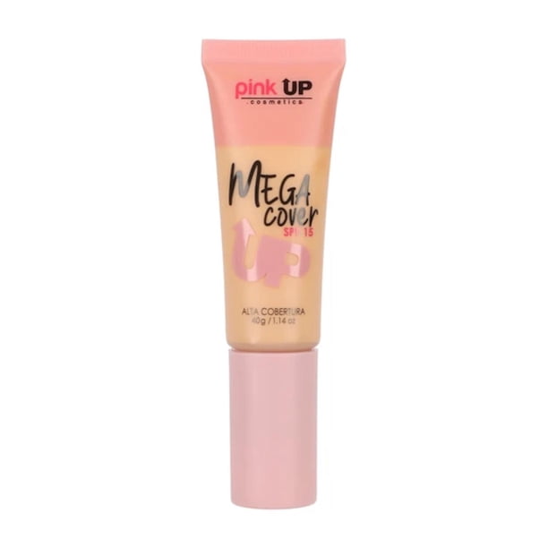 Mega Cover Maquillaje de larga duración Alta Cobertura Pink Up dorado
