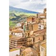 thumbnail image 2 of Wilson, Emily 11x14 White Modern Wood Framed Museum Art Print Titled - Palermo Province-Gangi View of the town of Gangi in the mountains of Sicily, 2 of 4