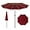 Wine, variant on PetFurnishn 10 FT Solar Patio Umbrella with 112 LED Light, Outdoor Umbrella with Tilt Adjustment, Crank System, 8 Metal Ribs & Vented Top, Deck Table Market Umbrella for Garden Pool Deck Yard