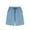 Light Blue, variant on Plus Size Shorts Sevevn Ladies Fashion Summer Solid Color High Waist Loose Casual Wide Leg Shorts Pants