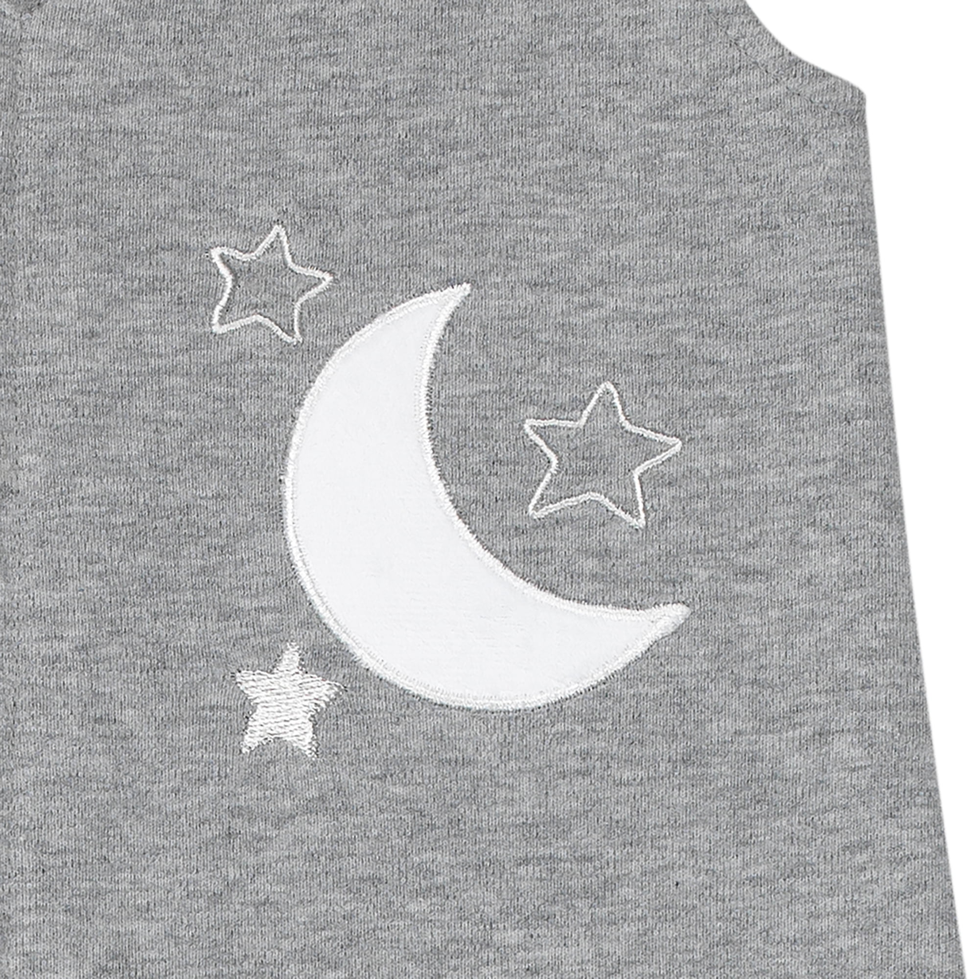 Lambs & Ivy Luna White/Gray Celestial Owl 4-Piece Nursery Baby Crib Bedding Set