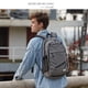thumbnail image 2 of Jumpingount Bolsa de baloncesto duradera, impermeable y desmontable, bolsa de malla incluida, con compartimento para zapatos Mochilas gris, 2 of 6