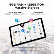 DOOGEE Android 16 Tablet 11 inch with Keyboard, Pen, Mouse & Case, Gemini AI, 30GB+128GB/2TB, 8580mAh, Octa-Core, Widevine L1
