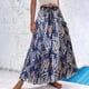 thumbnail image 2 of Faldas de cintura elástica con volantes fruncidos informales con estampado de vendaje para mujer a la moda Wmkox8yi FGJ2106, 2 of 3