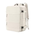 thumbnail image 1 of Mochila de viaje Colamx bolsa de lona informal para senderismo Beige, 1 of 8