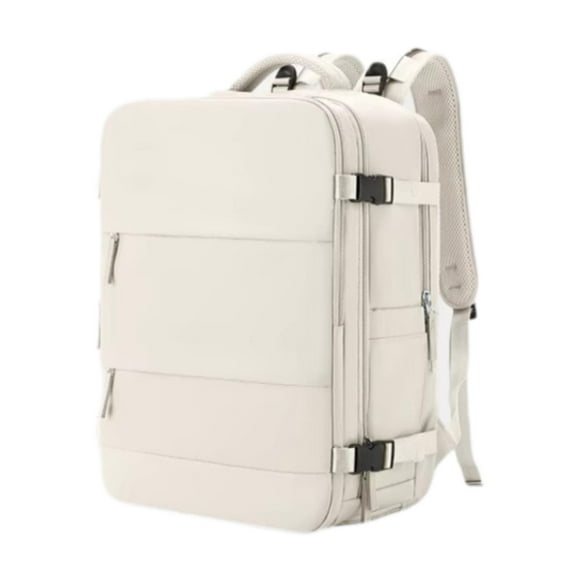 Mochila de viaje Zulema bolso para ordenador informal beige 40 cm x 25 cm x 20 cm