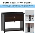 thumbnail image 5 of Urban Deco Fish Tank Stand Heavy Duty Metal Aquarium Stand with Cabinet for Fish Tank Accessories Storage, Black, 5 of 6