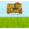 thumbnail image 1 of Fresh Mangoes (18" x 24") Yard Sign, Includes Metal Step Stake, 1 of 6
