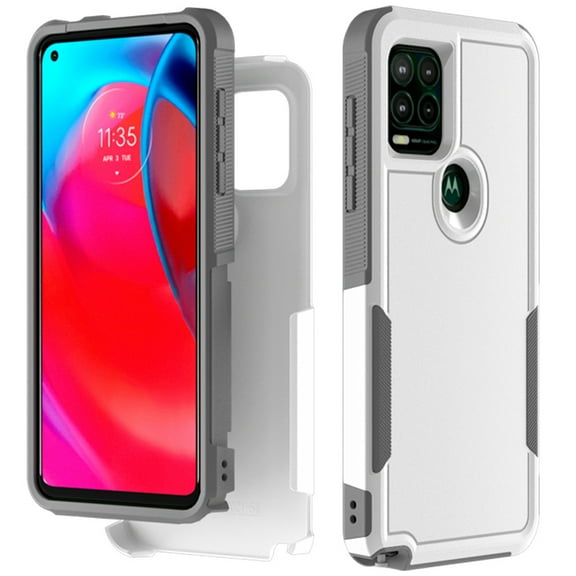 AggXpf for Moto G Stylus 5G 2021 Case, Heavy Duty Rugged Shockproof Phone Cover for Moto G Stylus 5G 2021, Full Body Protective Phone Case, Black