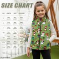 thumbnail image 6 of CHAQLIN Polyester Lightweight Sleeveless Fleece Jacket for Daily Life Casual, Warm Kid Outerwear Vest, Christmas Bulldog Print, 6 of 6