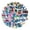 Color1, variant on 100Pcs Pokemon Stickers Laptop Bedroom Wardrobe Car Skateboard Bicycle Mobile Phone Luggage Guitar