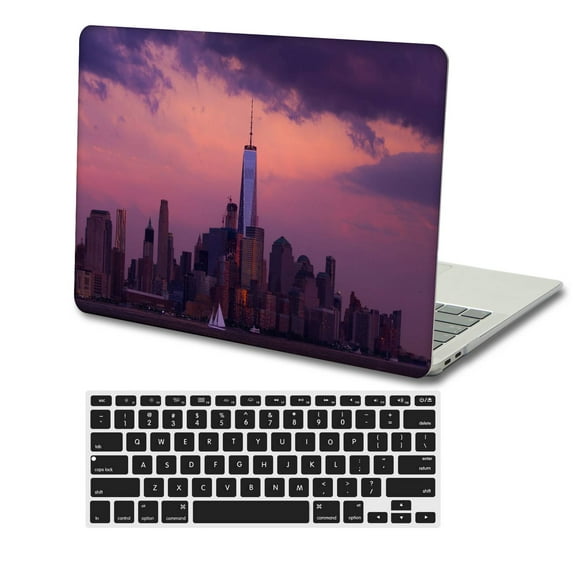 KSK KAISHEK Hard Case Cover Compatible 2022 - 2016 Release MacBook Pro 13" Retina Display Touch ID + Black Keyboard Cover Model: A2338 M1&A2289&A2251&A2159&A1989&A1706&A1708 Purple series 0304