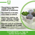thumbnail image 3 of Kit 2 Charola moderna rectangular para suculentas Smar Garden  Blanco, 3 of 6
