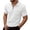 White, variant on Polo Shirts for Men Short Sleeve Quarter Zipper Tee Shirt Basic Grey Shirts Men