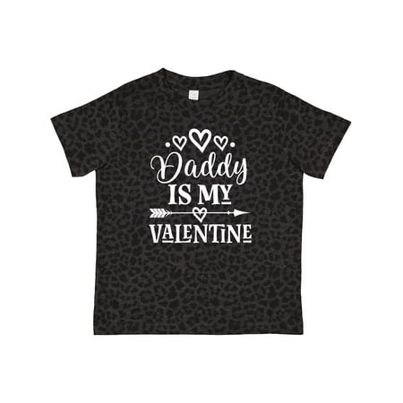 

Inktastic Daddy is My Valentine Girls Gift Toddler Toddler Girl T-Shirt