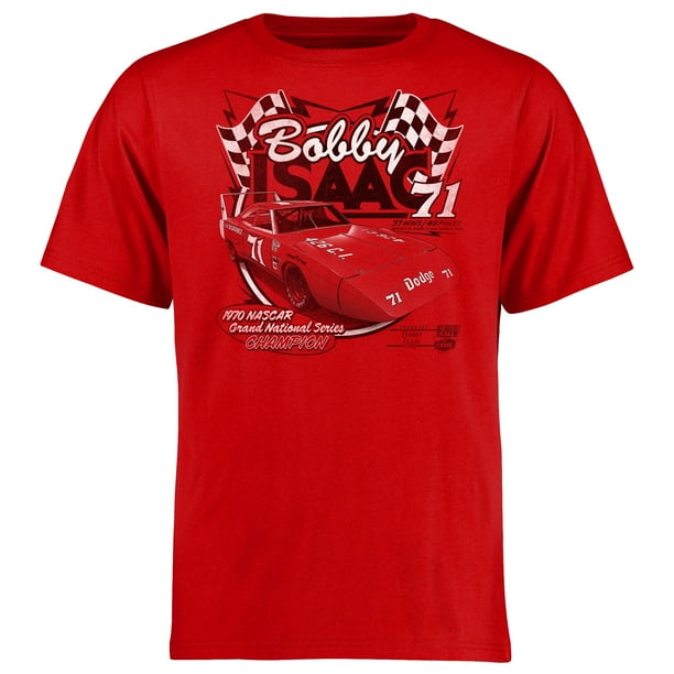 Fanatics Bobby Isaac Nascar Hall Of Fame T Shirt Red Walmart Com Walmart Com