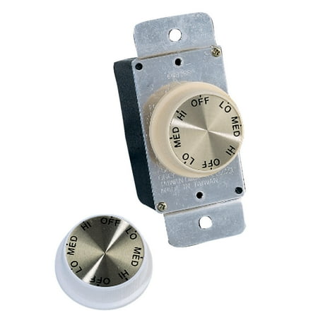 

Monte Carlo Eswc-1 Extra Heavy Duty Four Speed Rotary Style Wall Control For 212Mm Fans -