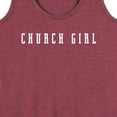 thumbnail image 3 of Instant Message - Church Girl - Women's Racerback Tank Top, 3 of 6