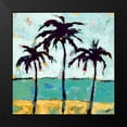 thumbnail image 2 of Athas, Vas 20x20 Black Modern Framed Museum Art Print Titled - Tres Palmas, 2 of 5
