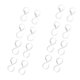 thumbnail image 2 of Bathroom Curtain Locking Hooks Set of 16 Heavy Duty Shower Curtain Hangers for Bathroom and Kitchen Use, 2 of 3