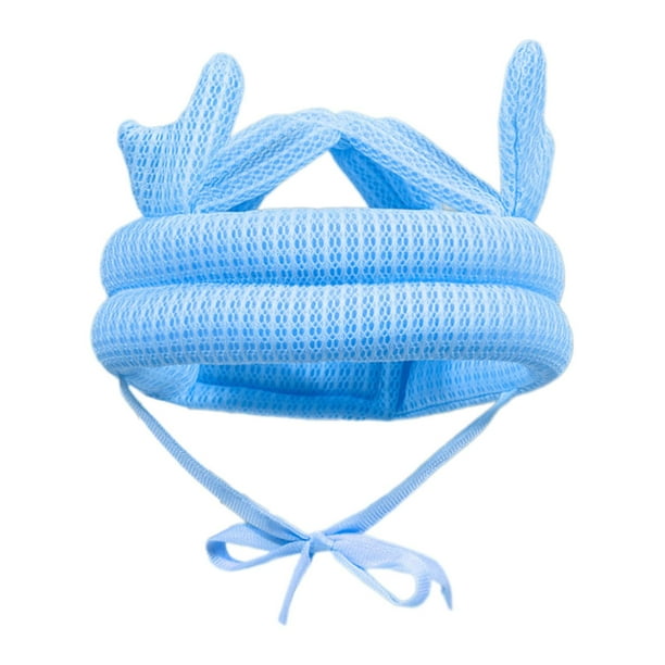 Gorro Anticolisión para Bebé, Cojín Ajustable para Bebé, Anticolisión para Correr Al Aire Libre, Niños Y Niñas azul