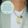 thumbnail image 3 of Serenity Prayer God Grant Strength Gutsy Goodness Bronze Metal Necklace Adult Female, 3 of 8