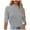 Z-Grey706, variant on Women's T-Shirts Ladies' Fashionable Semi Turtleneck Short Knitted Tight Elastic Sexy Formal Casual Short Sleeve Solid Color Trendy Female Tops