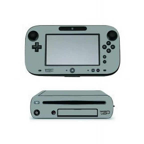 Nintendo Wii U GRAY SILVER Console Skin