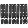 thumbnail image 4 of GARVALON 20pcs Flat Brackets Stainless Steel Black Furniture Repair and Support Tools, 4 of 8
