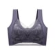 thumbnail image 4 of para mujer, ropa interior para mujer, todos los días, ligero, cómodo, para niñas, sin aros, cómodo, sin costuras para verano, Yoga Gris Hierro L 75BCD Salvador Sujetador de mujer, 4 of 10
