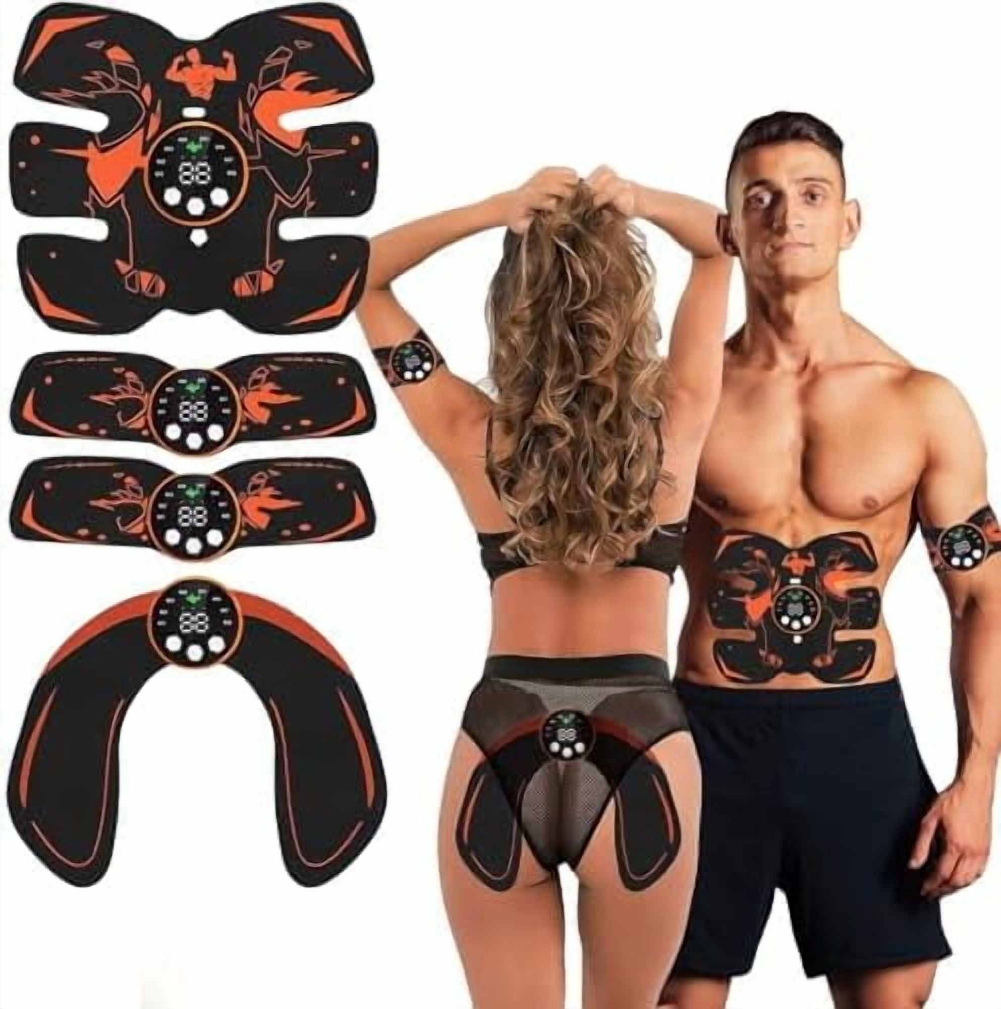 Couleur 3pcs Ensemble C bleu Stimulateur Musculaire pour l'abdomen